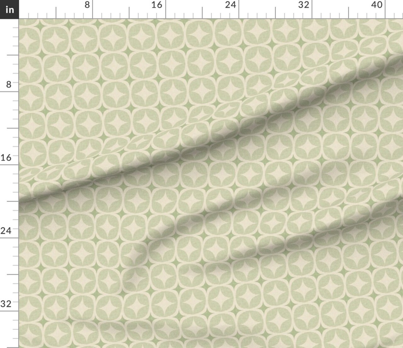Vintage Abstract Sixties Seventies Mcm Mid Century Modern Minimalism Textured Muted Geometric Retro Monochrome Eclectic Star Custom Printed Fabric by Spoonflower Various Fabrics by the Yard or Fat Quarter